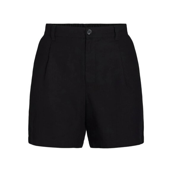 Time and Tru Women Linen Blend Shorts, 5” Inseam, Size XXXL(22), Black Wash - Picture 4 of 5